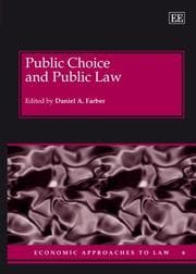 Tapa de Public Choice and Public Law (Economic Approaches to Law)