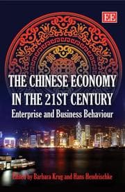 Tapa de CHINESE ECONOMY IN THE 21ST CENTURY: ENTERPRISE AND BUSINESS BEHAVIOUR; ED. BY BARBARA KRUG