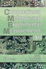 Tapa de Computational Methods And Experimental Measurements (Computational Engineering)