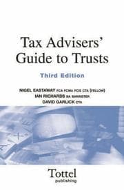 Tapa de Tax Advisers Guide to Trusts