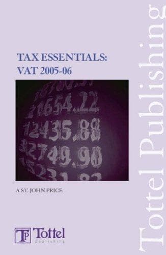 Tapa de Tottel's Tax Essentials