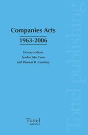 Tapa de Companies Acts 1963-2006