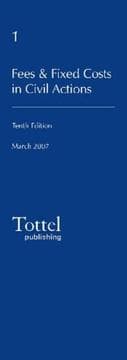 Tapa de Lawyers Costs and Fees
