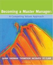 Tapa de Becoming a master manager