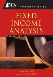 Tapa de Fixed Income Analysis