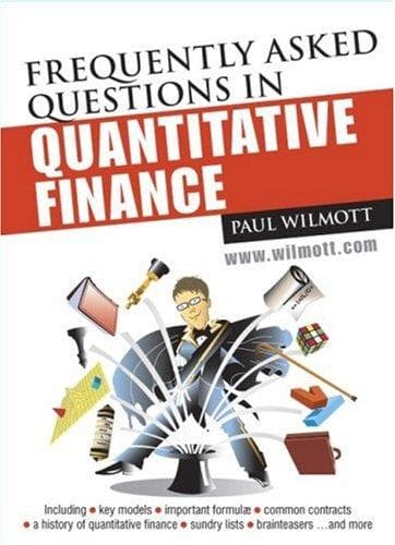Tapa de Frequently Asked Questions in Quantitative Finance