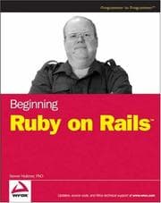 Tapa de Beginning Ruby on Rails (Wrox Beginning Guides)