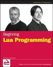 Tapa de Beginning Lua programming