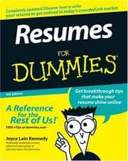 Tapa de Resumes For Dummies (Resumes for Dummies)