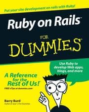 Tapa de Ruby on Rails For Dummies
