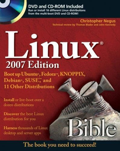 Tapa de Linux Bible 2007 Edition