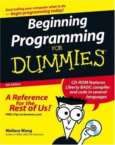 Tapa de Beginning Programming For Dummies (Beginning Programming for Dummies)