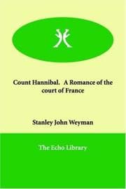 Tapa de Count Hannibal.   A Romance of the court of France