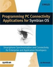 Tapa de Programming PC Connectivity Applications for Symbian OS