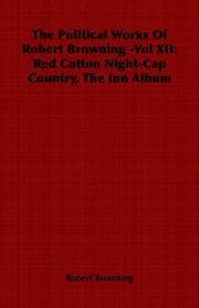 Tapa de Political Works of Robert Browning Vol X