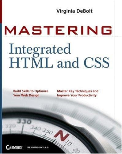 Tapa de Mastering Integrated HTML and CSS (Mastering)