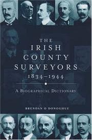 Tapa de The Irish County Surveyors, 1834-1944
