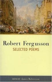 Tapa de Robert Fergusson