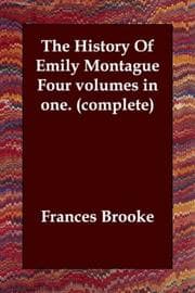 Tapa de The History Of Emily Montague Four volumes in one. (complete)