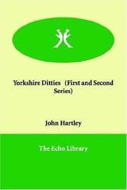 Tapa de Yorkshire Ditties