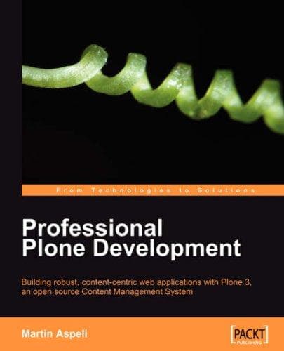 Tapa de Professional Plone Development