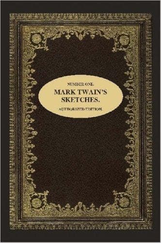 Tapa de NUMBER ONE. MARK TWAIN'S SKETCHES