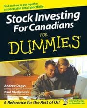 Tapa de Stock Investing for Canadians for Dummies