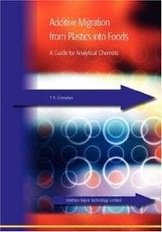 Tapa de Additive Migration from Plastics into Foods; A Guide for Analytical Chemists