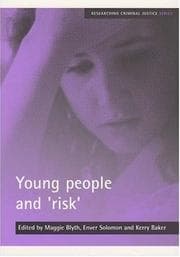 Tapa de Young people and 'risk'