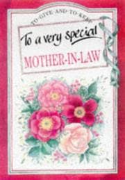 Tapa de To a Very Special Mother-In-Law (To Give and to Keep) (To-Give-and-to-Keep)
