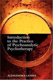 Tapa de Introduction to the Practice of Psychoanalytic Psychotherapy