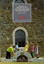 Tapa de A Teacher's Guide to Design and Technology and the Historic Environment (Education on Site)