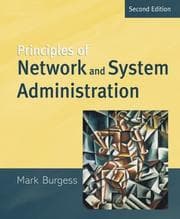 Tapa de Principles of Network and System Administration