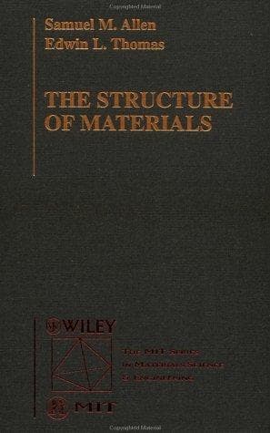 Tapa de The structure of materials