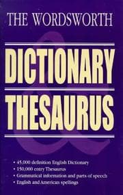 Tapa de Dictionary & Thesaurus (Wordsworth Reference)