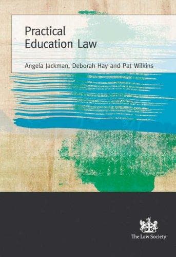 Tapa de Practical education law