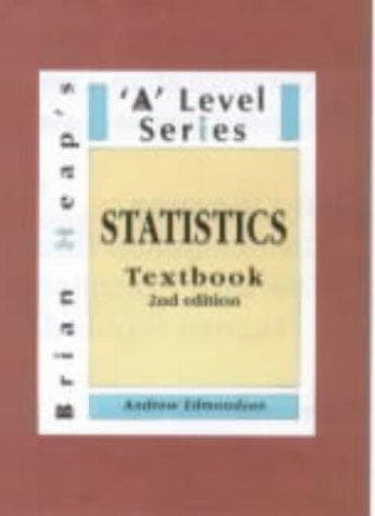 Tapa de Statistics ('A' Level)