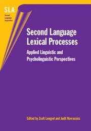 Tapa de Second language lexical processes