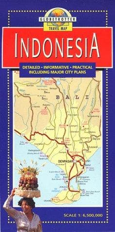 Tapa de Indonesia Travel Map