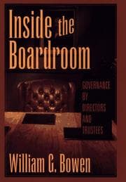 Tapa de Inside the boardroom