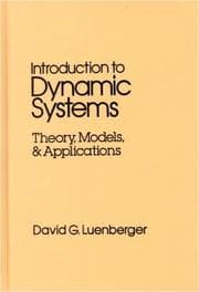Tapa de Introduction to dynamic systems