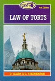 Tapa de Law of torts