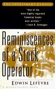 Tapa de Reminiscences of a stock operator