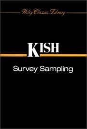 Tapa de Survey Sampling