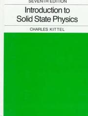 Tapa de Introduction to solid state physics