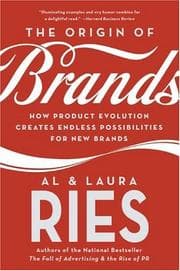 Tapa de The origin of brands : discover the natural laws of product innovation and business survival
