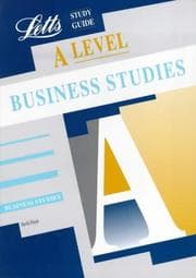 Tapa de A-level Study Guide Business Studies (Letts Educational A-level Study Guides)