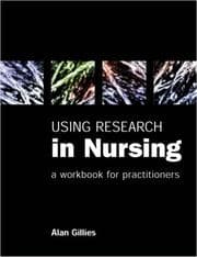 Tapa de Using research in nursing
