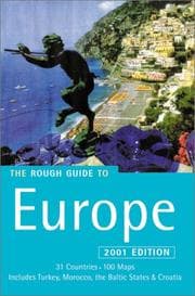 Tapa de The Rough Guide to Europe 2001, 7th Edition (Europe (Rough Guides))