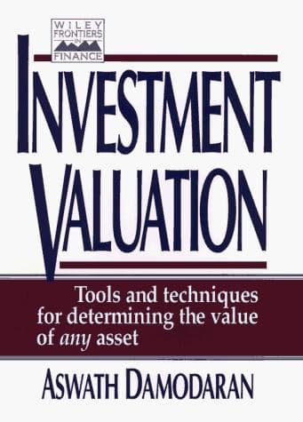 Tapa de Investment Valuation